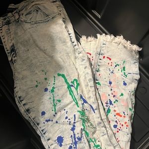 Paint Splash Denim jeans